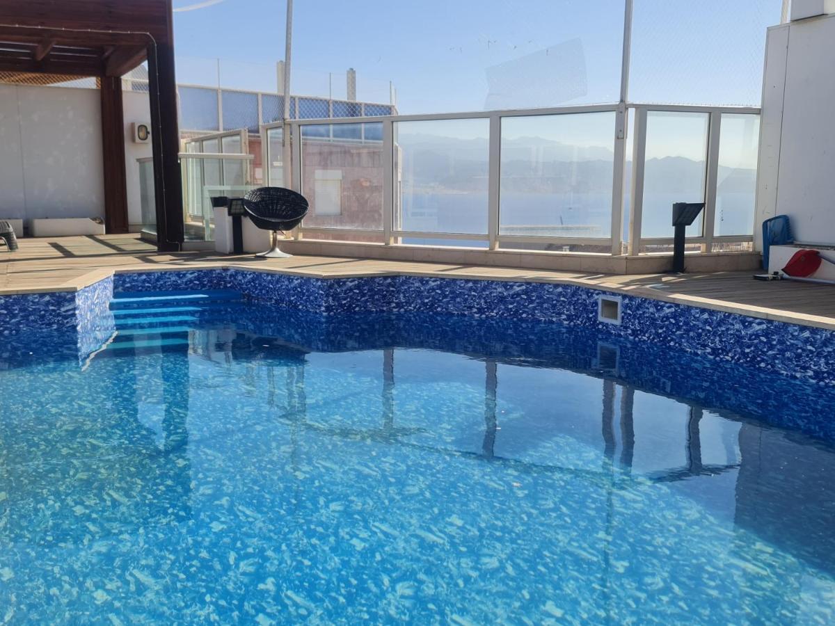 Luxury Top 300M Penthouse With Privat Pool On The Roof Near The Sea Full Sea View * Eilat